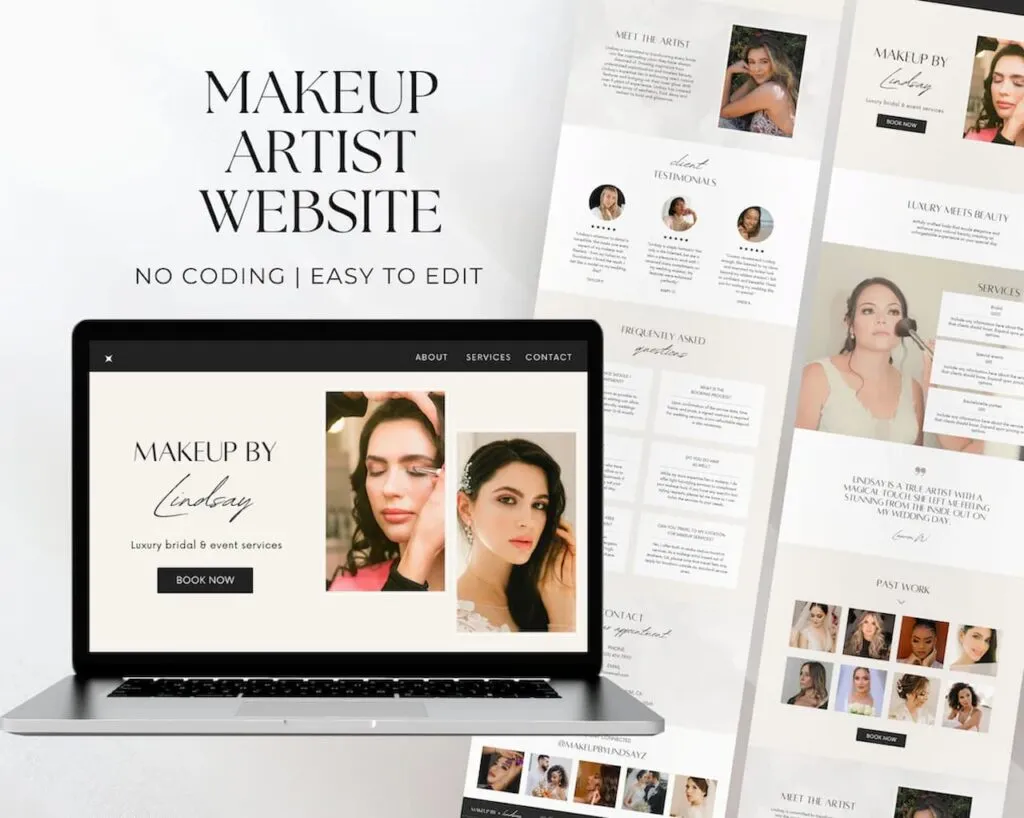 professional makeup website