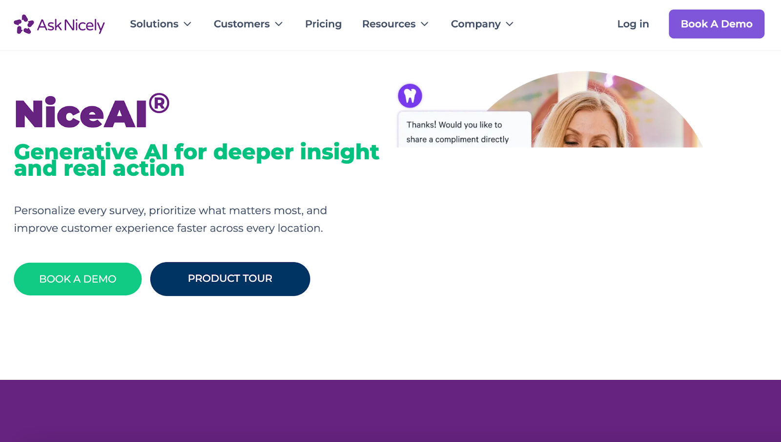 Improve customer experience faster with an AI survey tool