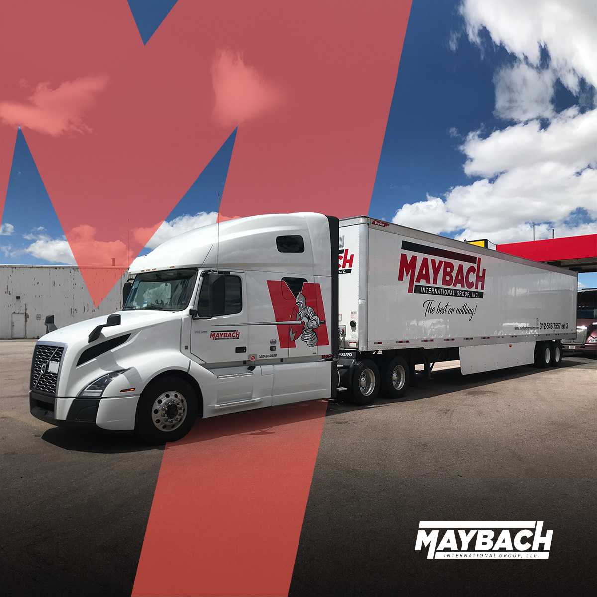 White Maybach International Group semi-truck