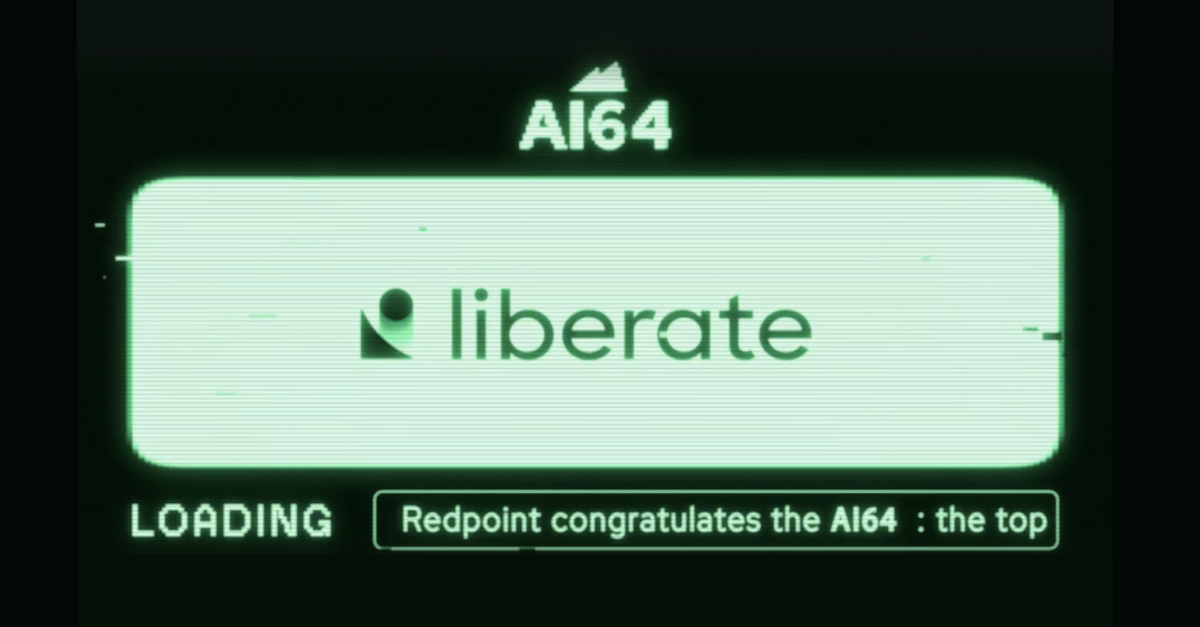 Liberate Earns Spot on Redpoint’s Prestigious AI64 List of Top Emerging Enterprise AI Companies