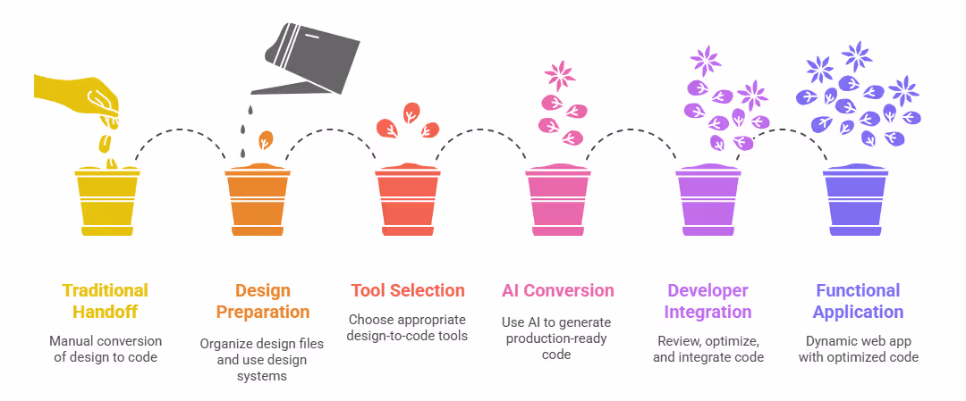 Design to Code Development Workflow