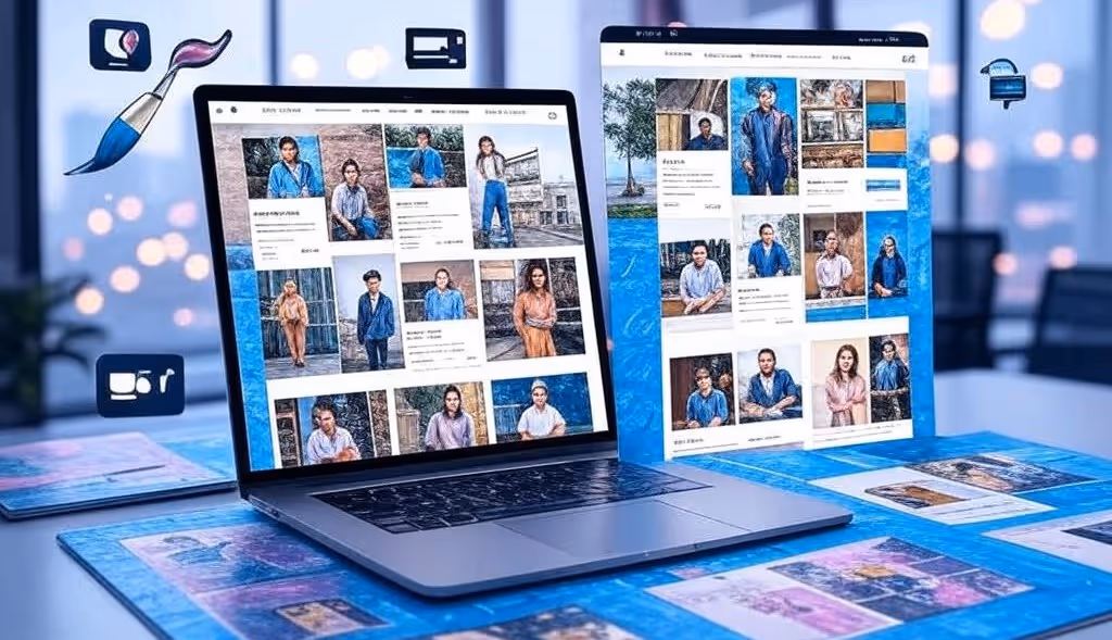 Modeling Portfolio Website Design