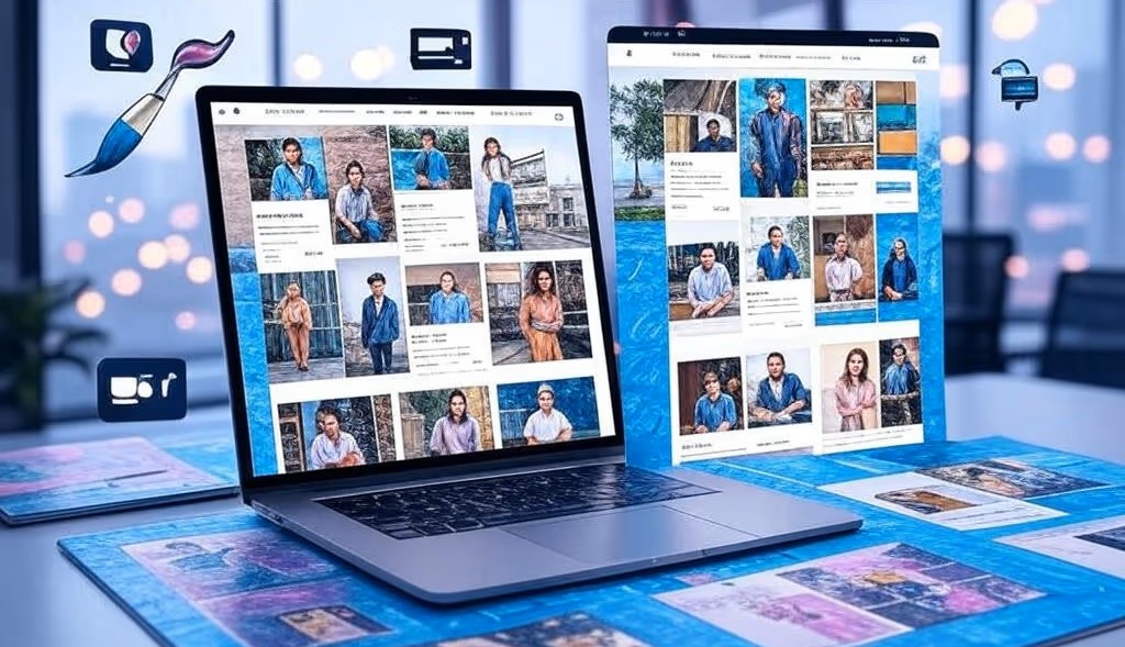 Modeling Portfolio Website Design