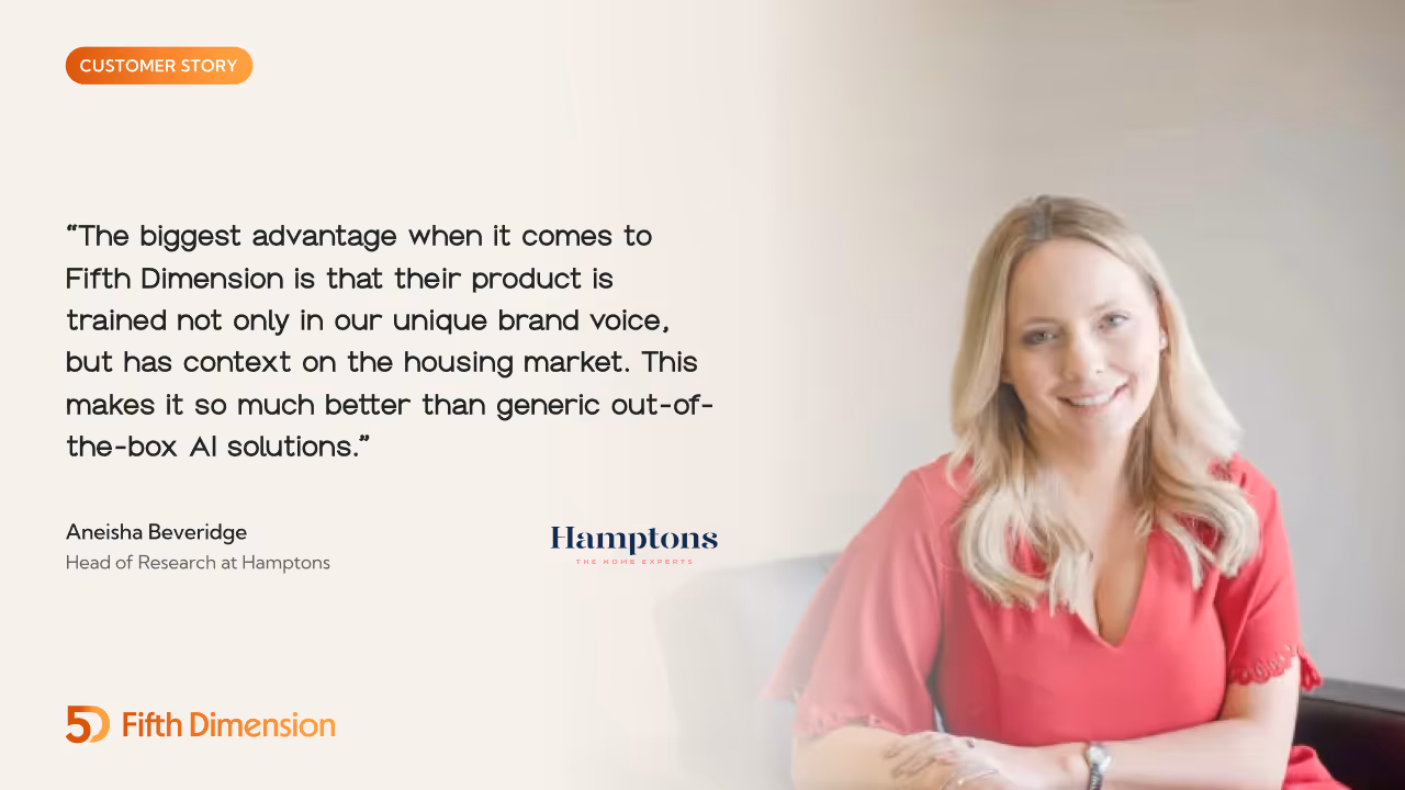 How Hamptons Transformed Housing Market Research with Our AI