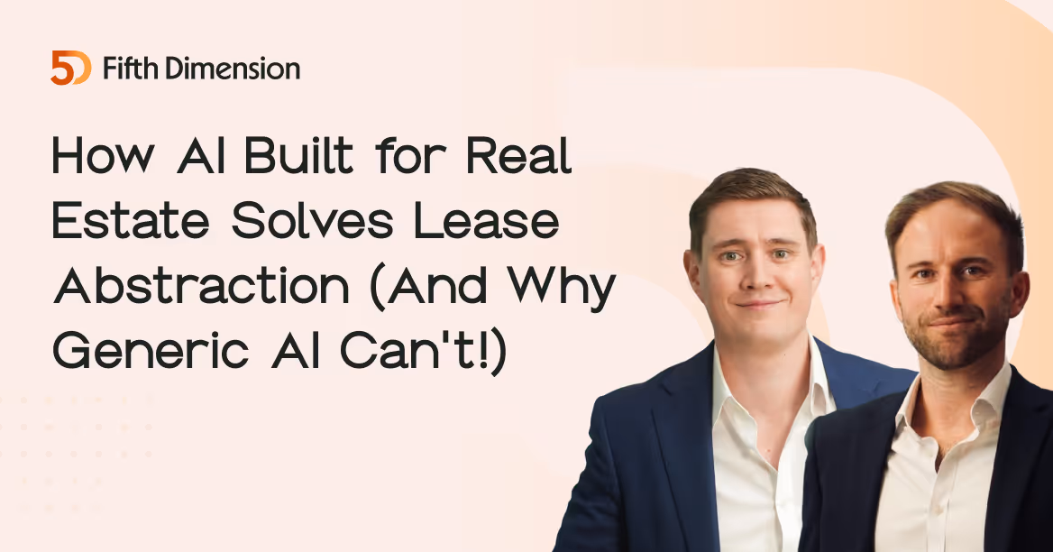 How AI Built for Real Estate Solves Lease Abstraction (And Why Generic AI Can't!)