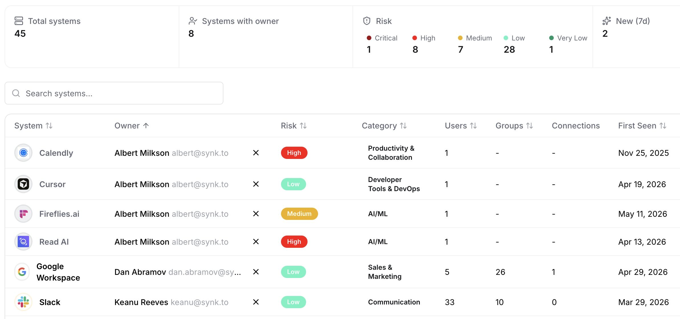 Connect SaaS systems