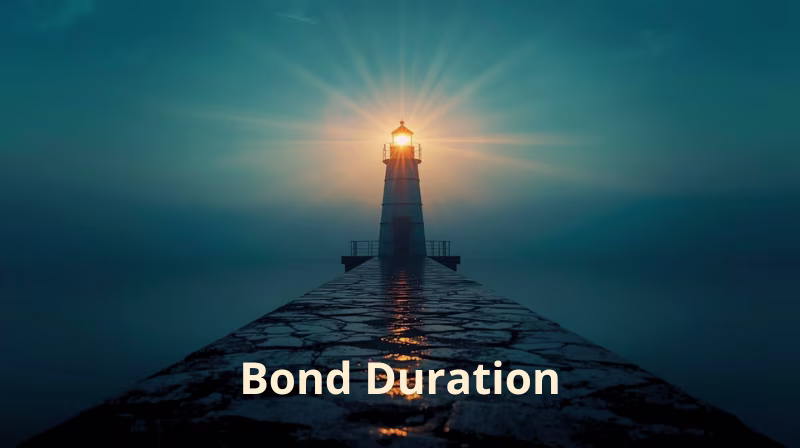 Master bond duration: learn how interest rate shifts impact prices, why risk is lower in 2025, and how to use duration to protect and grow your fixed-income portfolio. Lighthouse shining light at night symbolizing bond duration as a guide to managing interest rate risk in investing