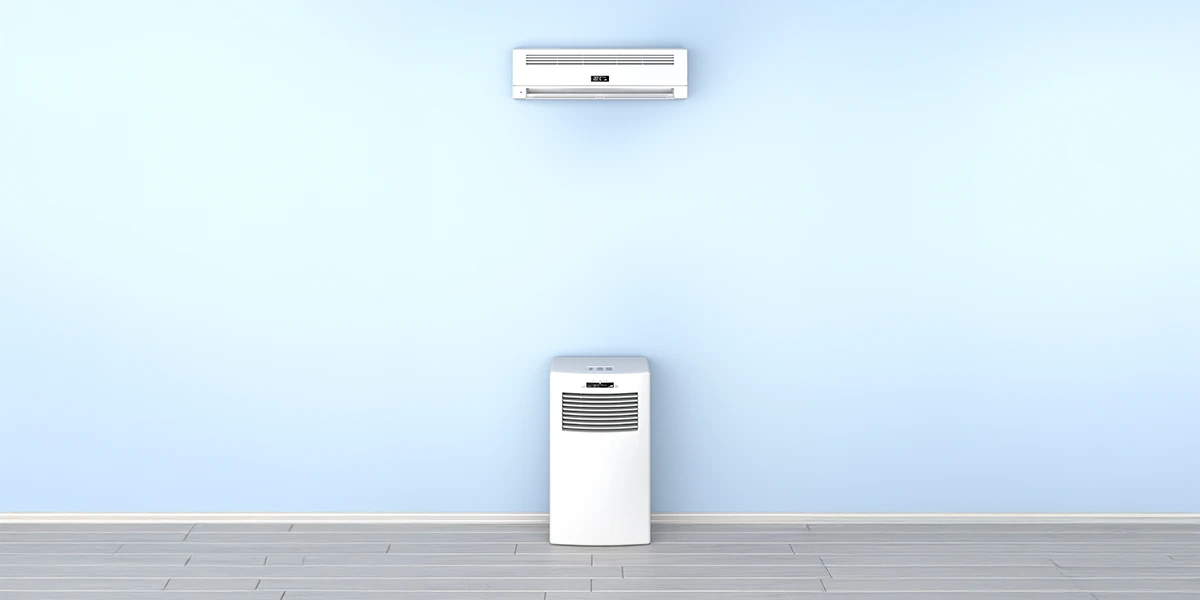 Vergleich zwischen Split-Klimaanlage und mobilem Klimagerät