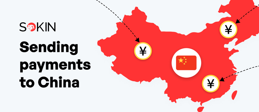 Sending payments to China