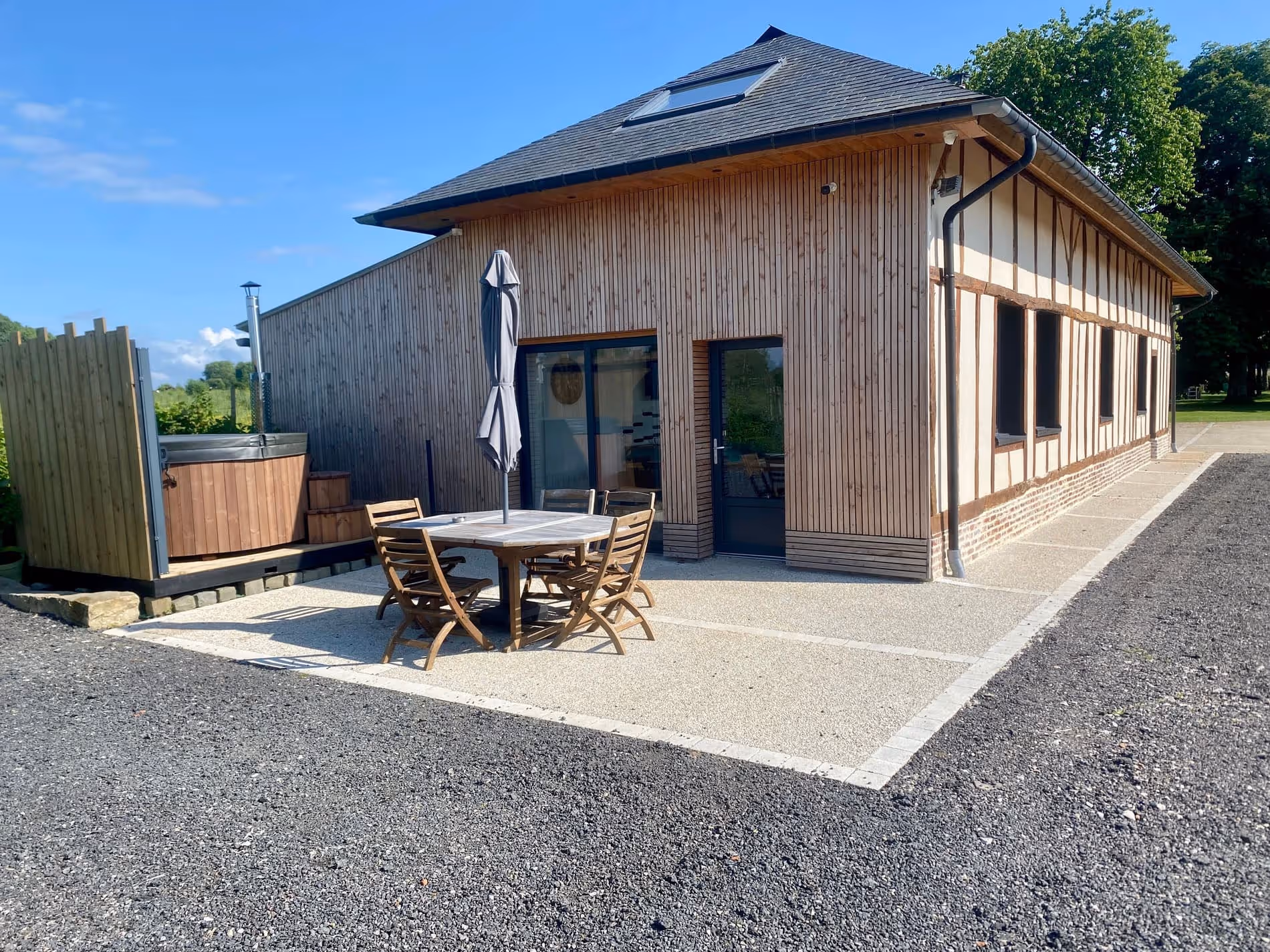 Gîte Mirabelle avec bain nordique