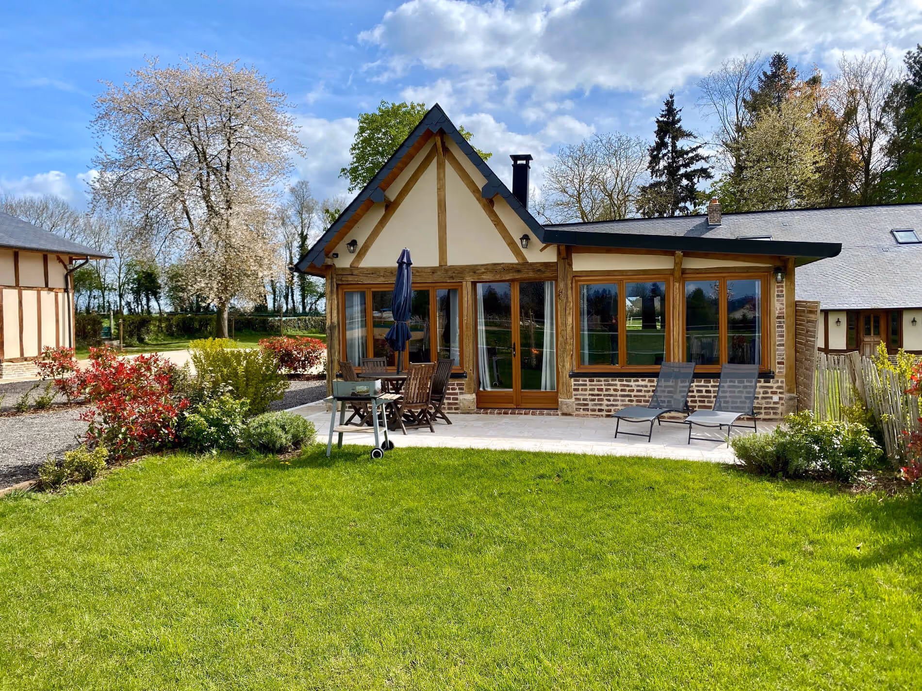 Gîte Cerise et sa terrasse