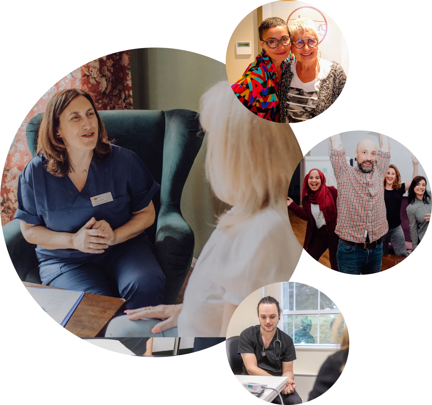 Impressionen von Patienten und Pflegekräften