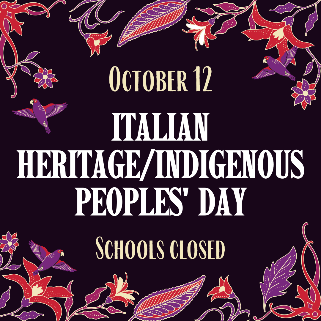 Yom Kippur, schools closed flyer
