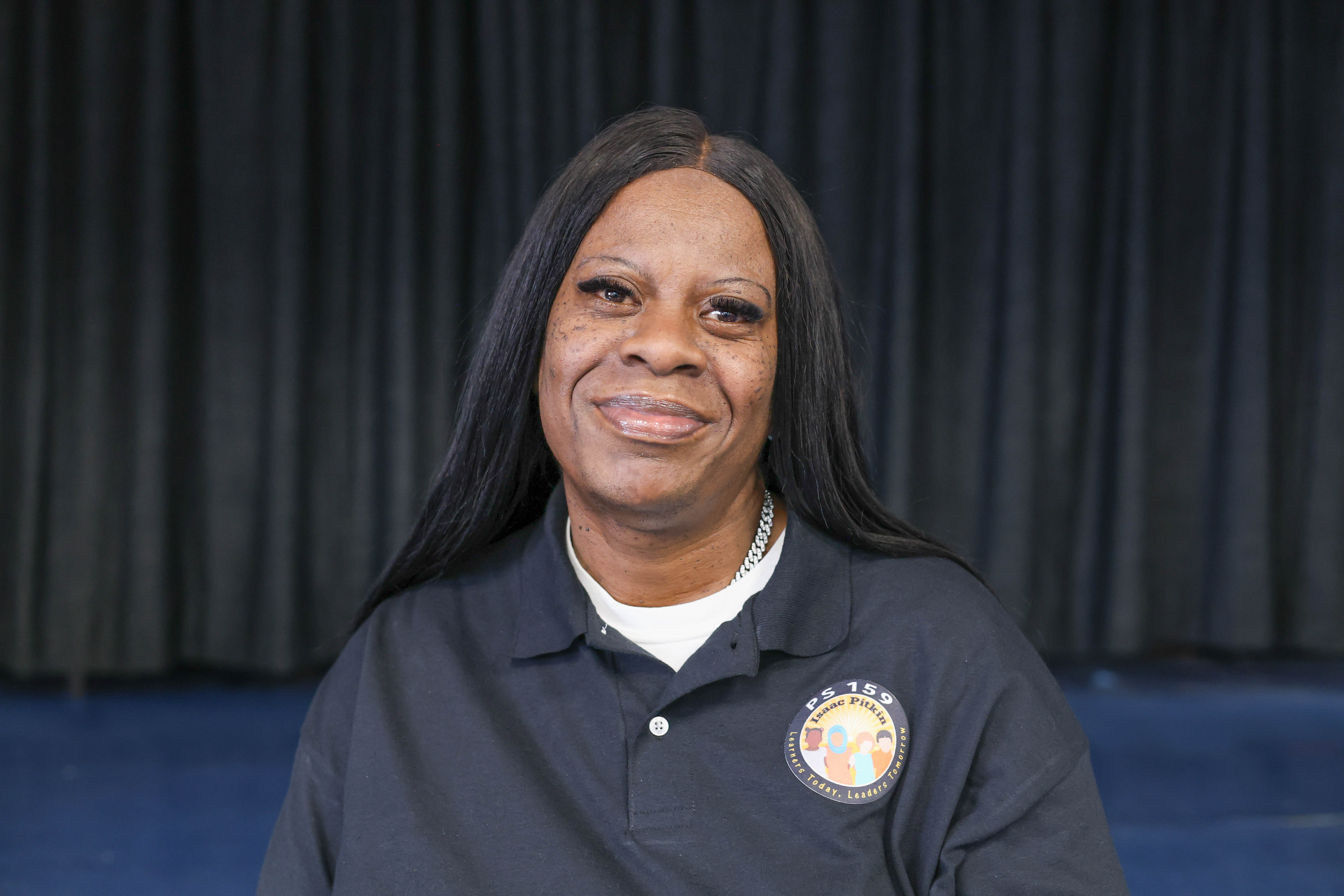 Rachel Glover PS 159 Isaac Pitkin staff member smiling