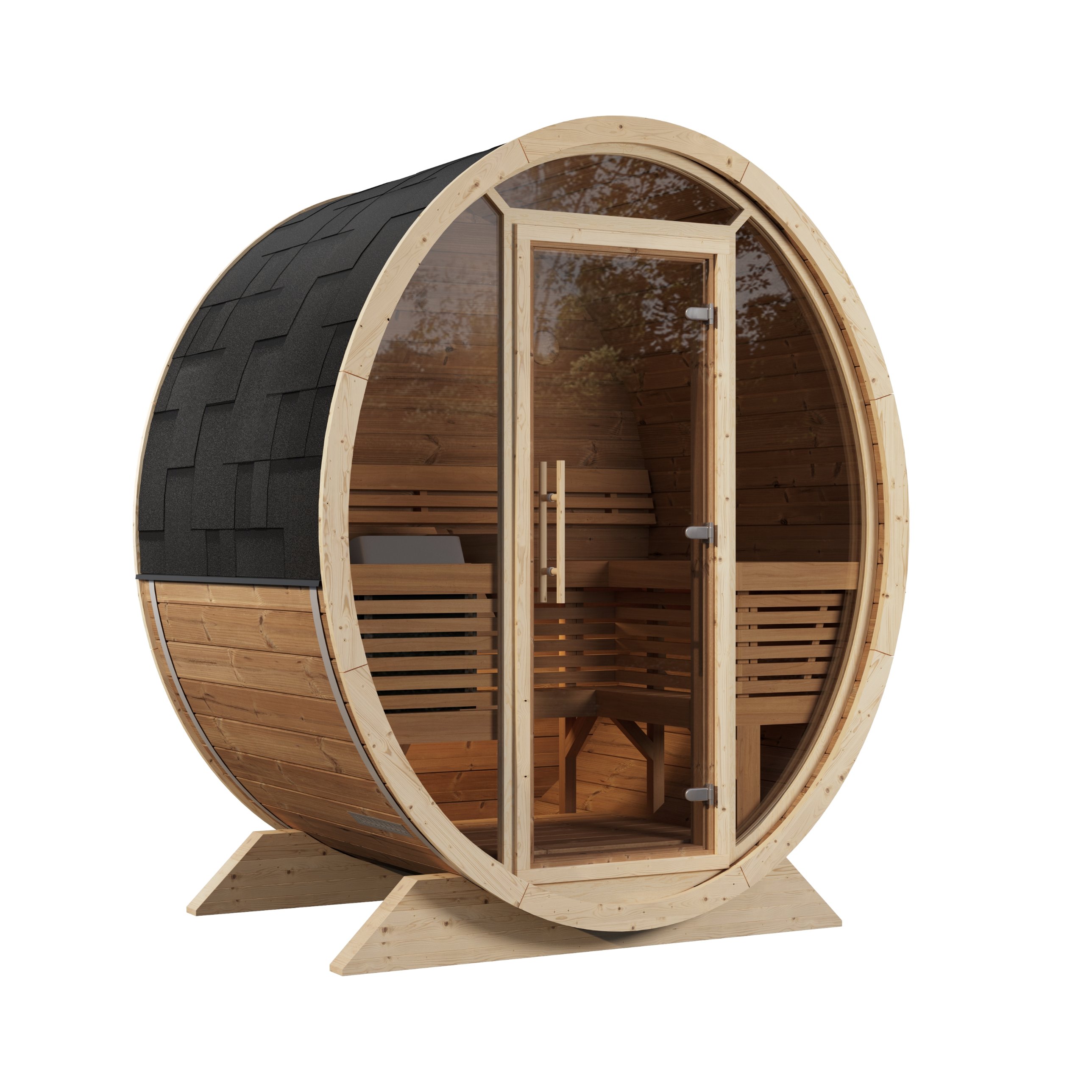 Sauna extérieur The Croft, vue de face
