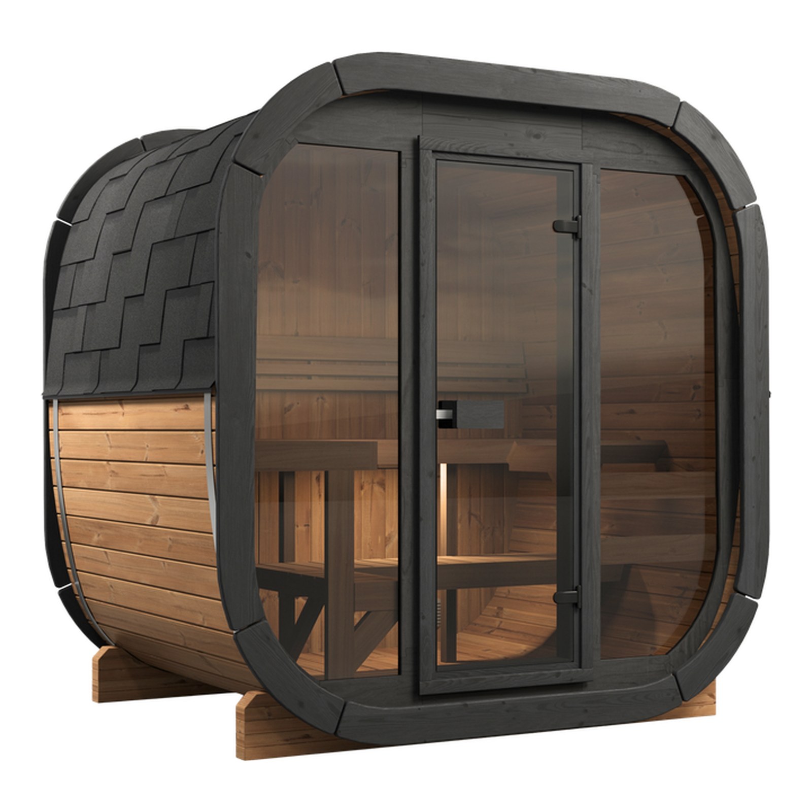 Sauna extérieur Kaïro, vue de face