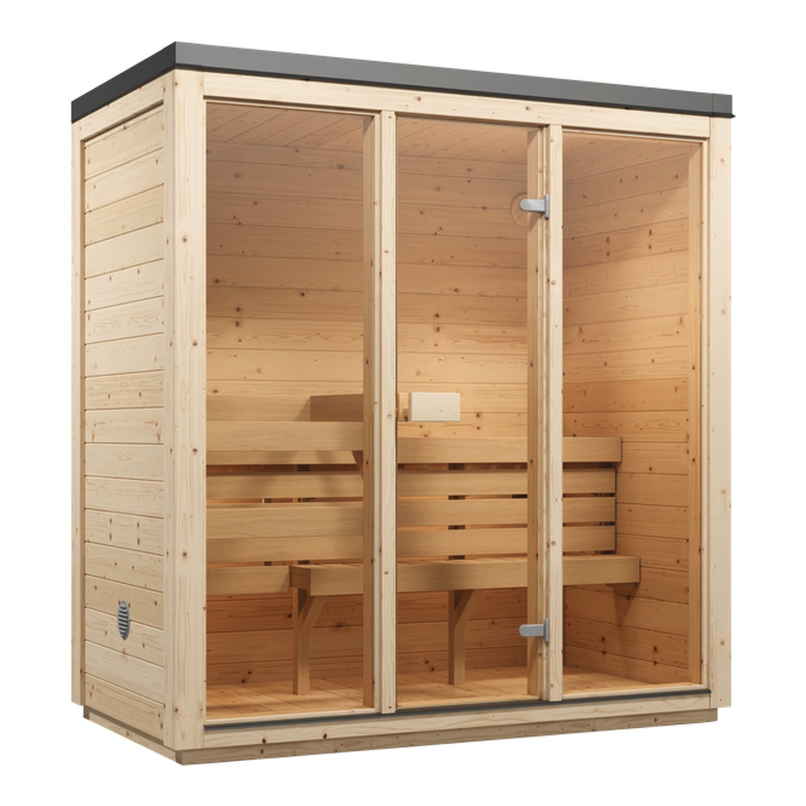 Sauna Koda, vue de face