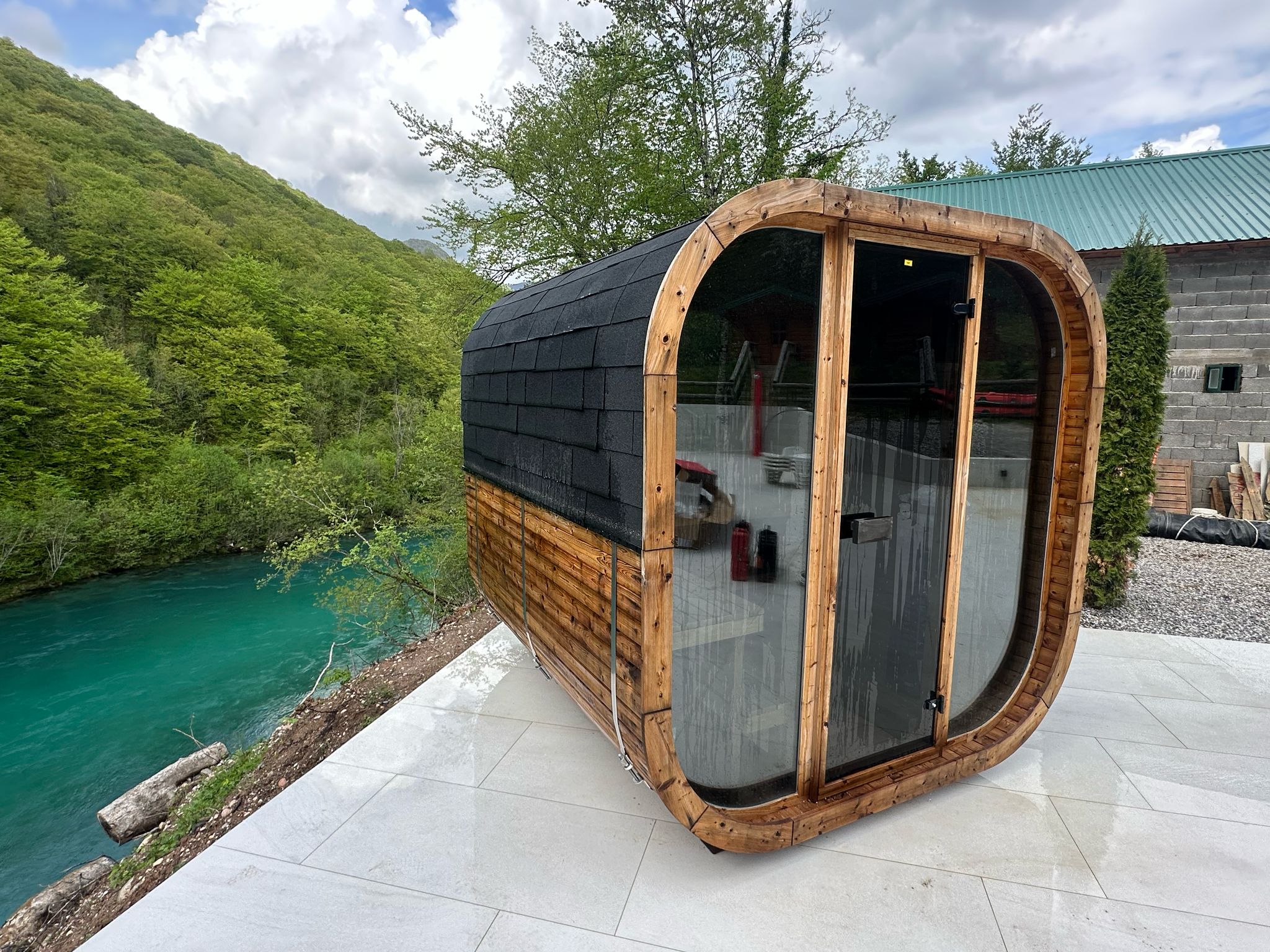 Sauna extérieur CUBE L