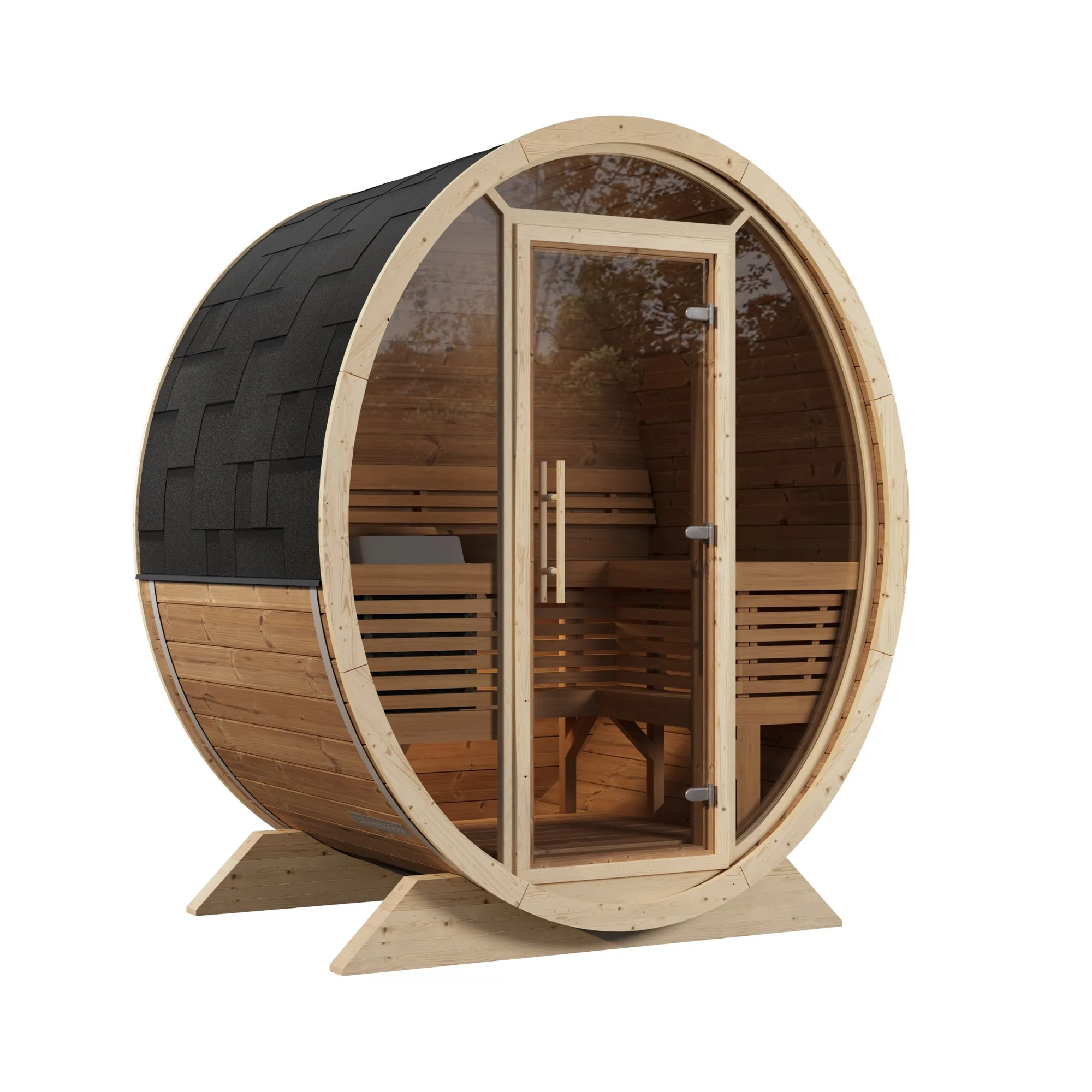 Sauna extérieur Boreal, vue de face