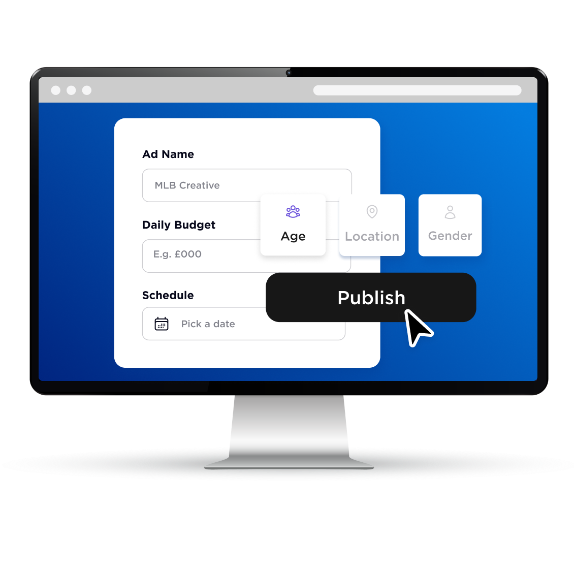 Dashboard mockup
