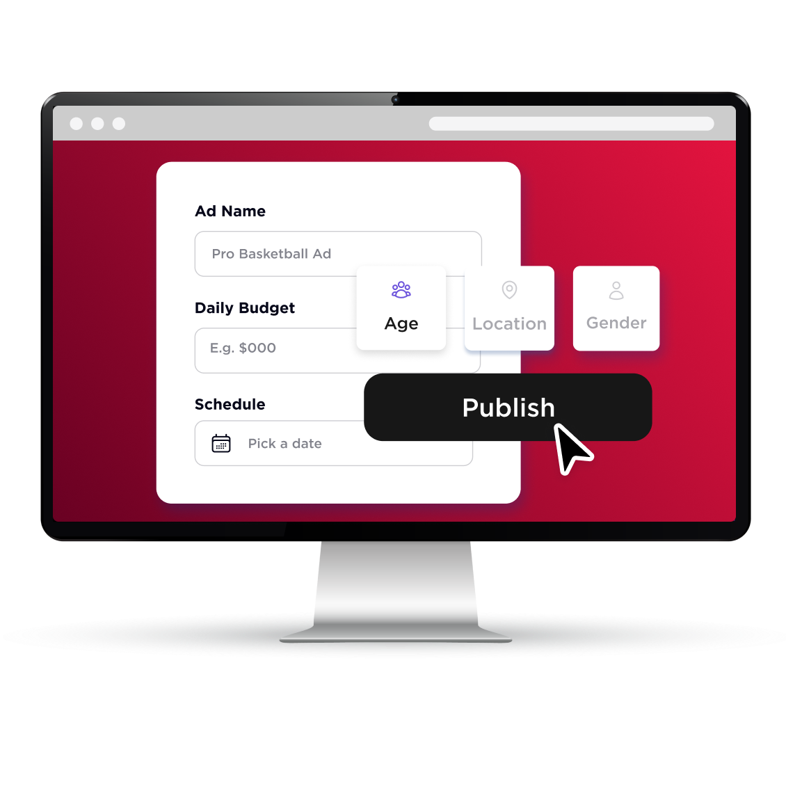 Dashboard mockup