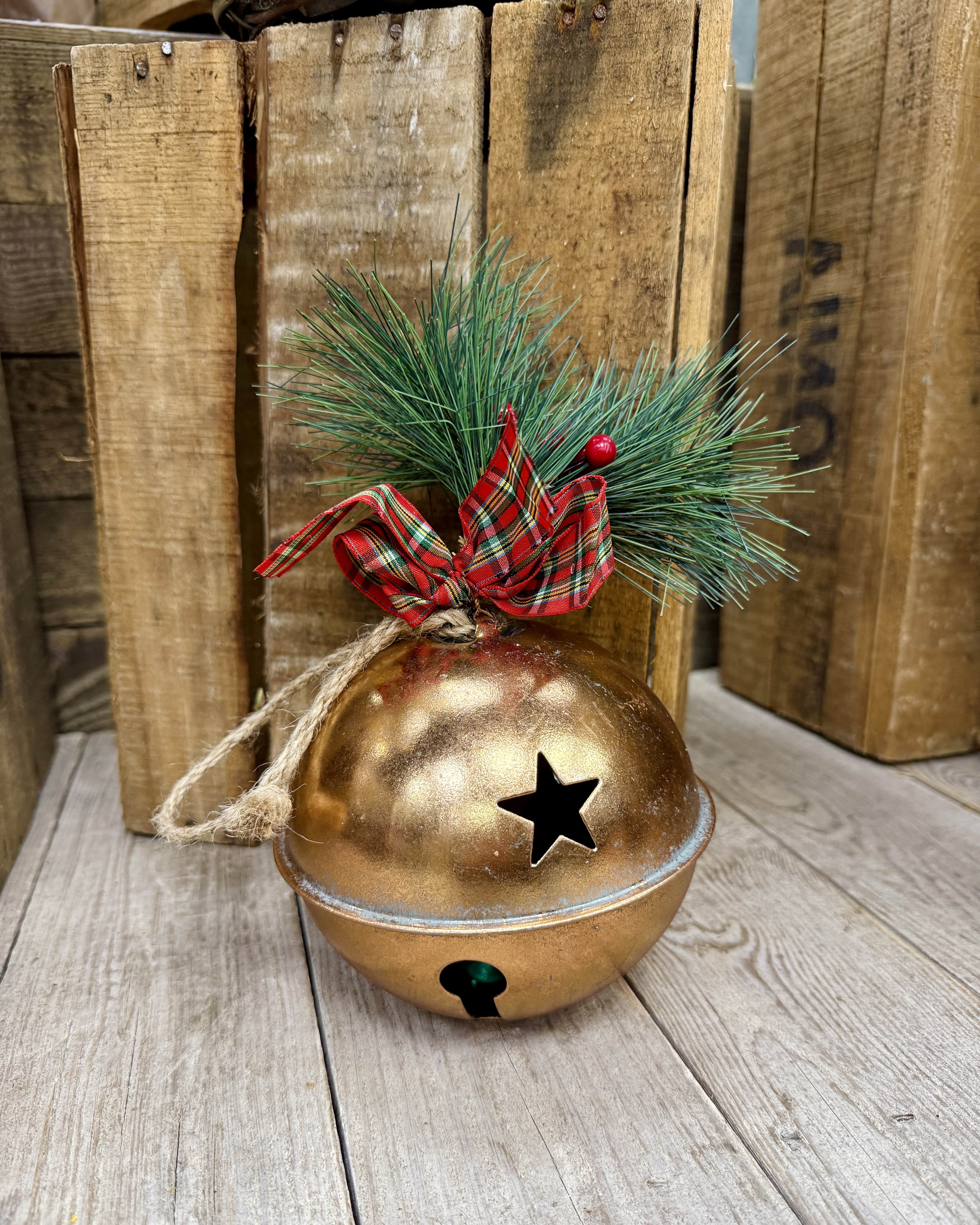 Boule De Noël En Fer Small or rose