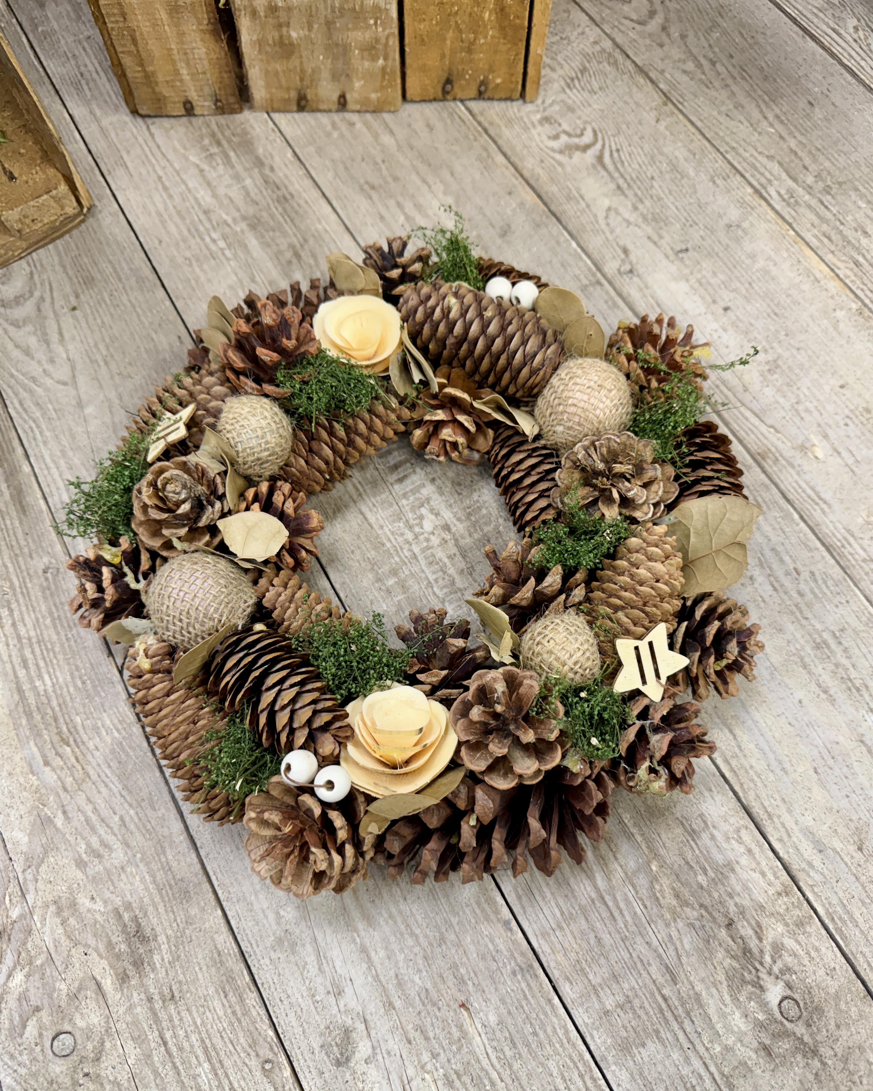 Couronne de Noël Naturelle