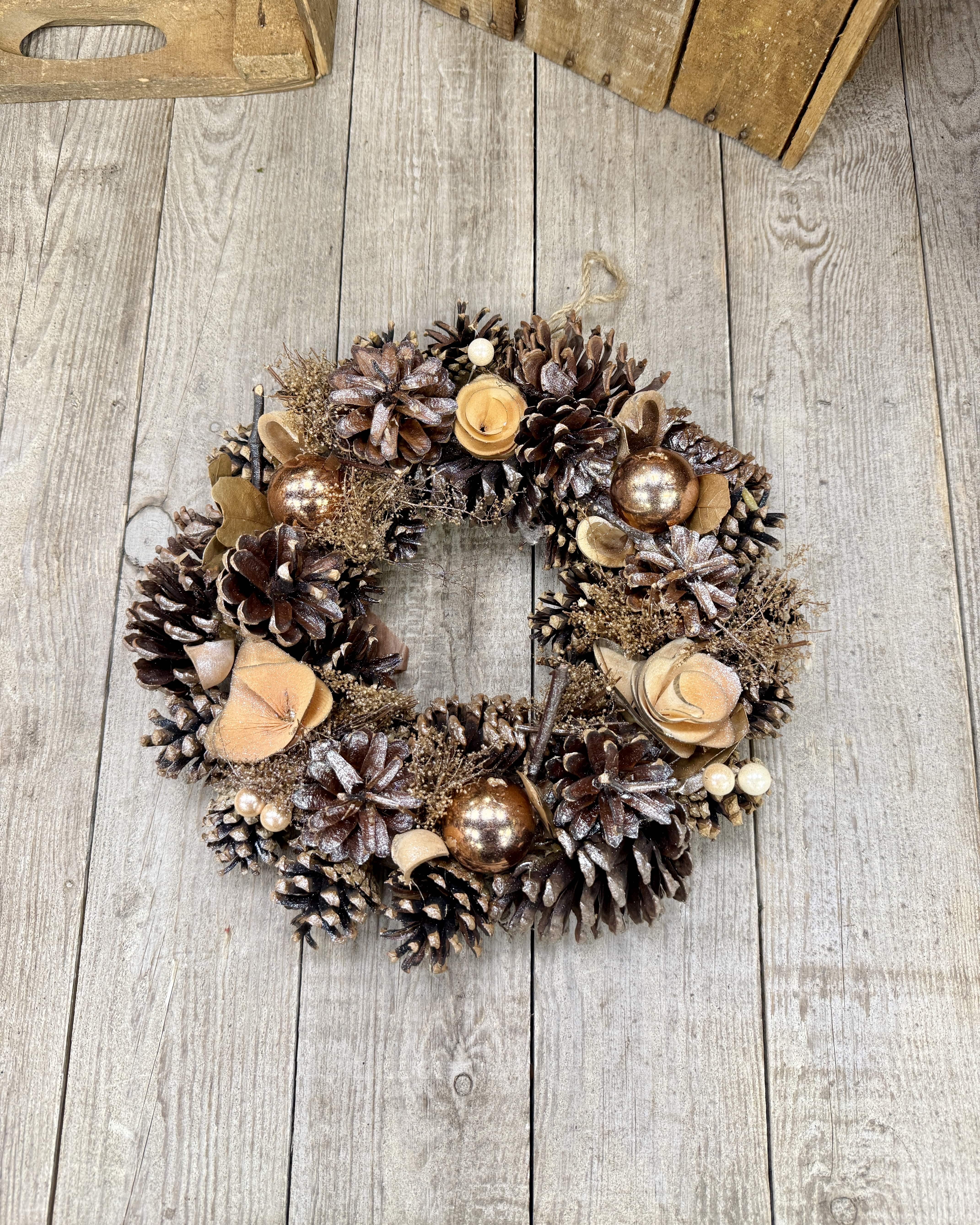 Couronne de Noël Bronze