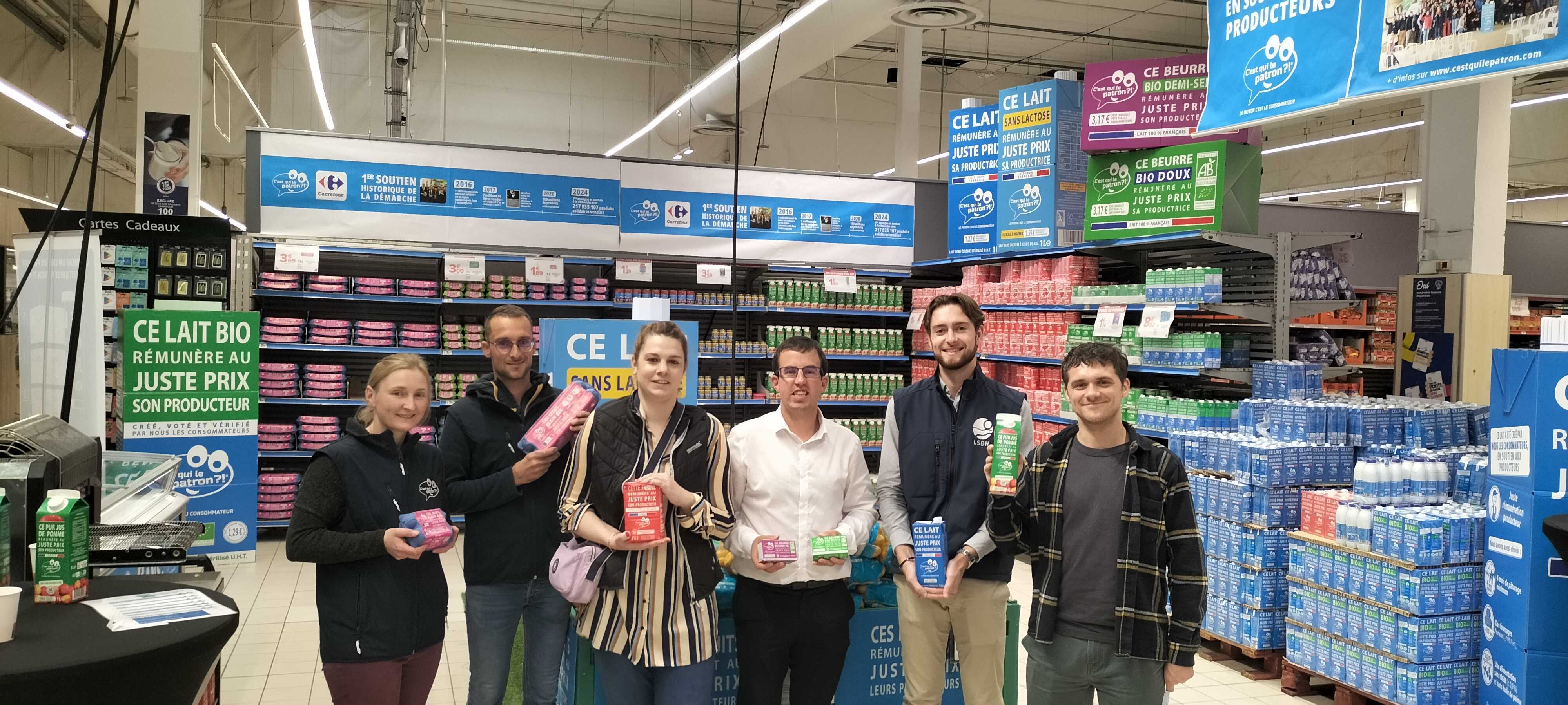 Co-construction C'est qui le Patron ?! animation en magasin