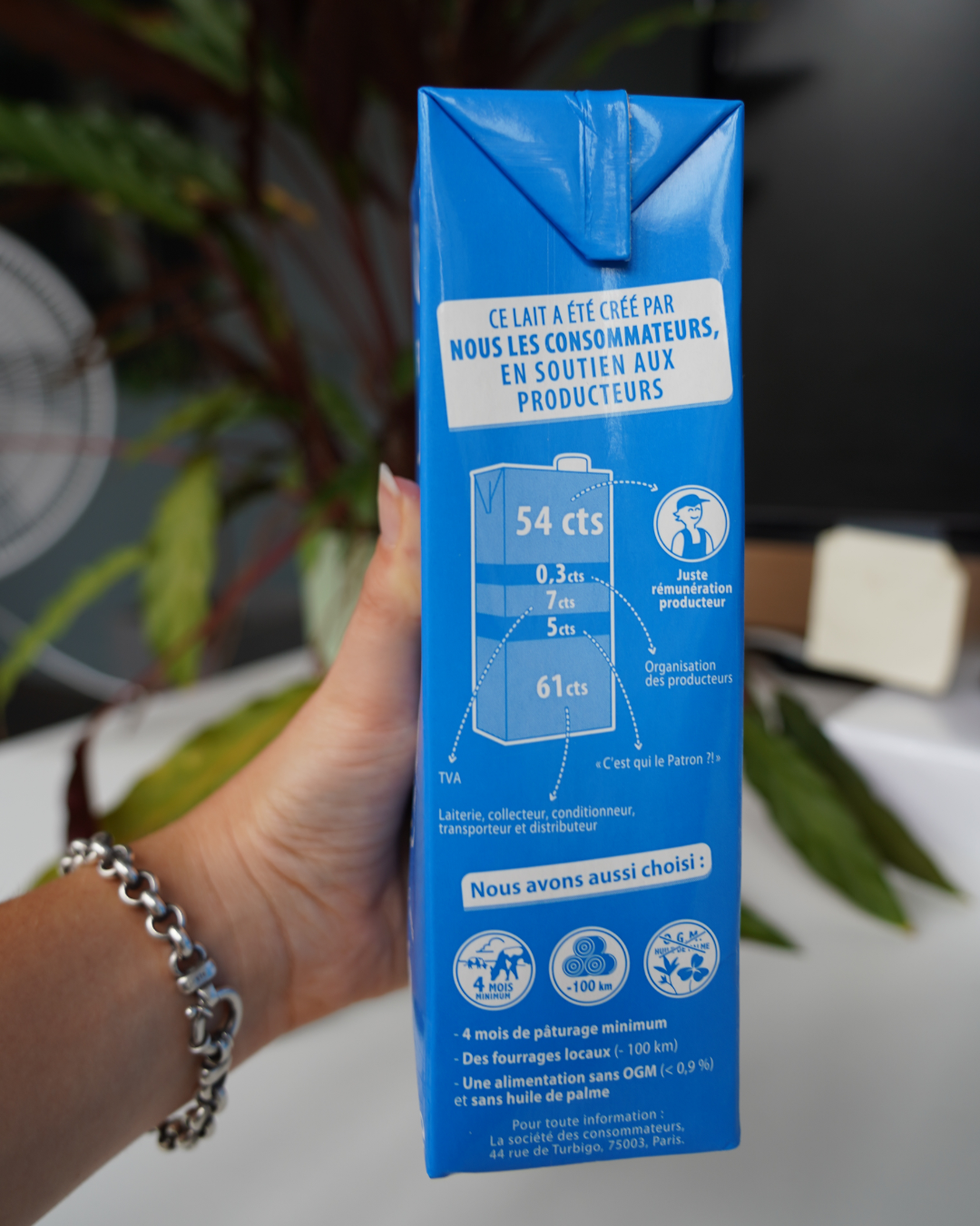 Packaging lait C'est qui le Patron ?!