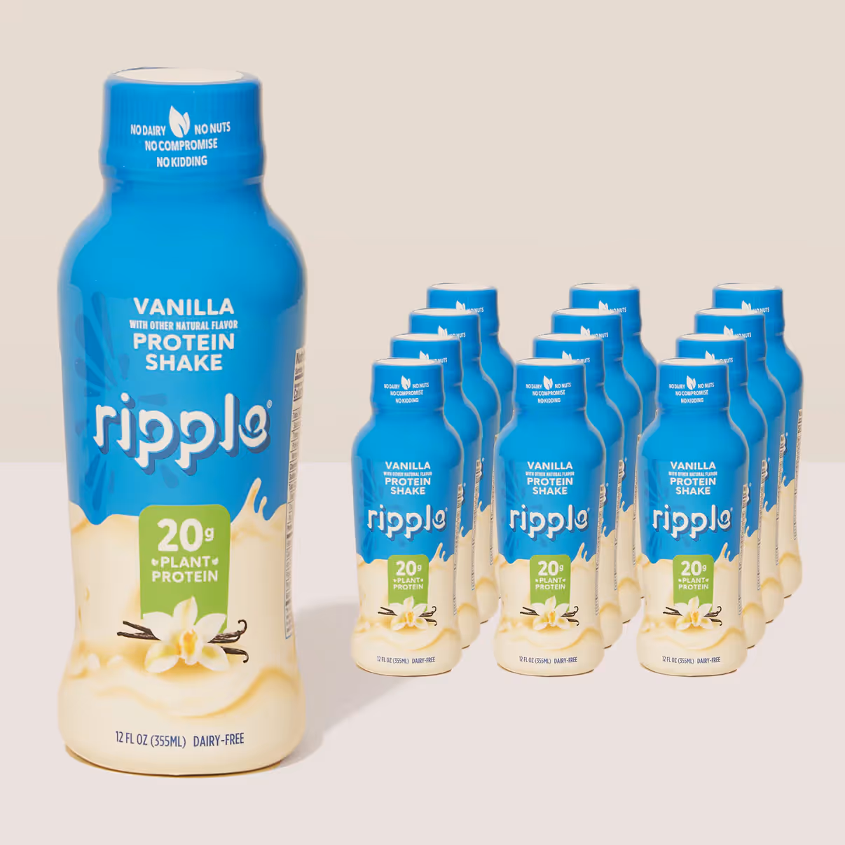 Vanilla Plant-Based Protein Shake (12-Pack)