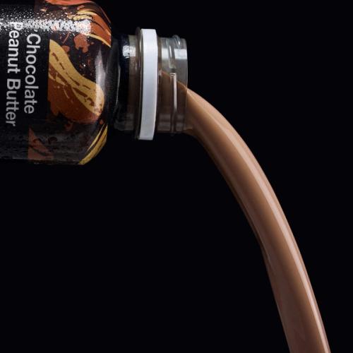 A bottle of Black Edition Ready-to-drink being poured