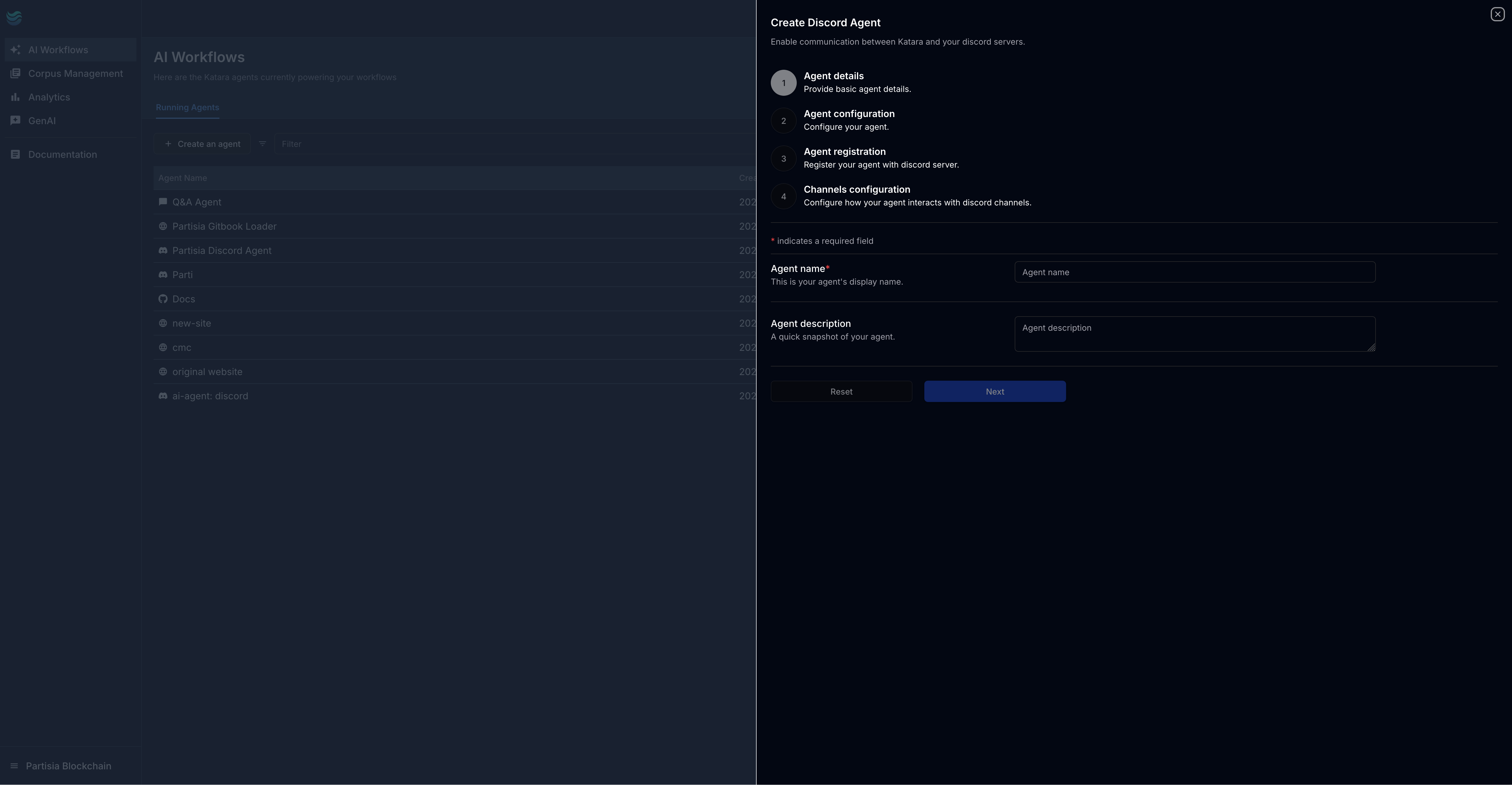 Q&A Agent Setup
