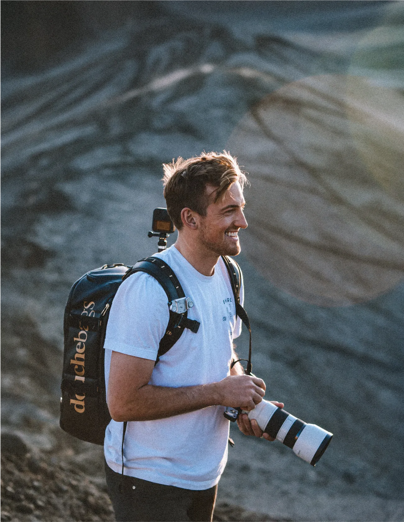 Spencer Kofoed with his camera