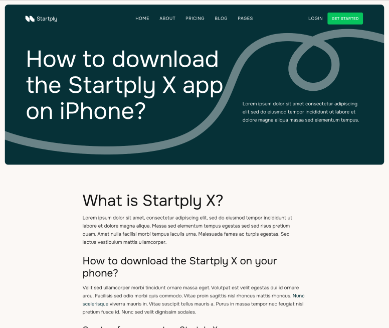 Startply X - Help Center Single Page - Multi-Purpose Startup Webflow Template