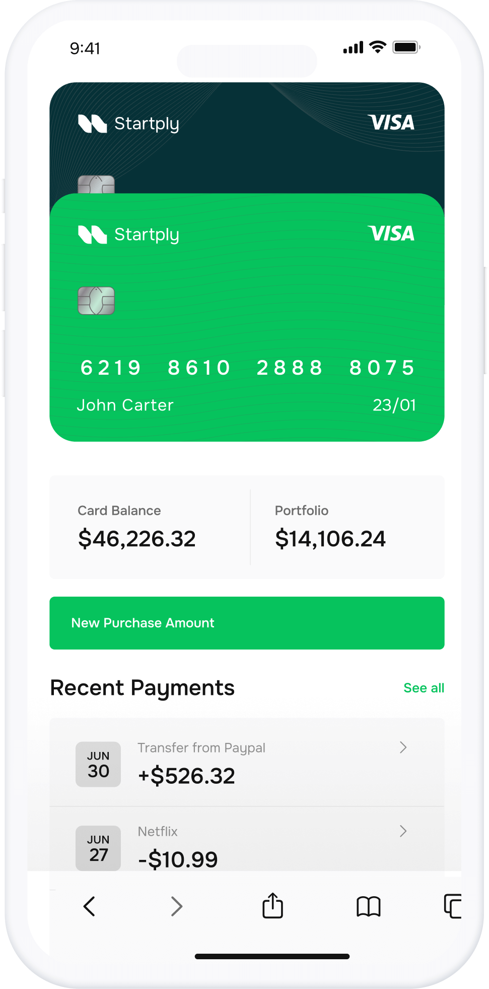 Take The Control Of Your Finances Create An Account Today - Startply X Webflow Template
