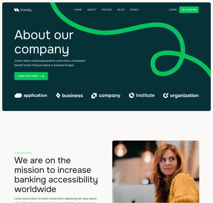 About V3 Page - Startply X Webflow Template