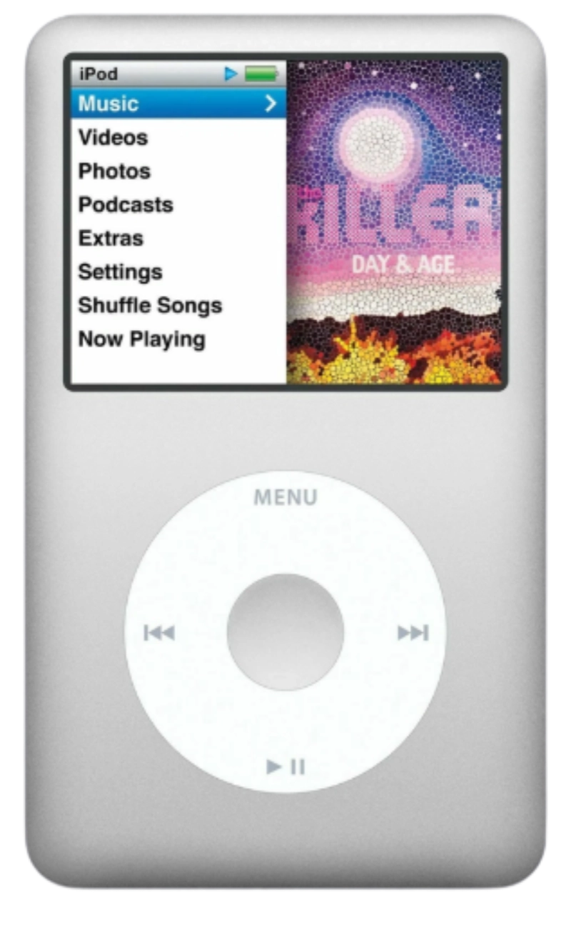 Familiar iPod representing simplicity and ease