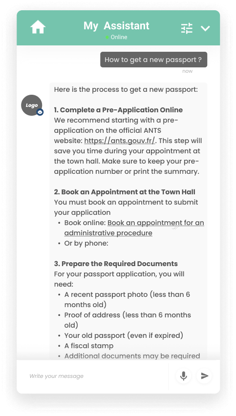 AI Chatbot - Public sector