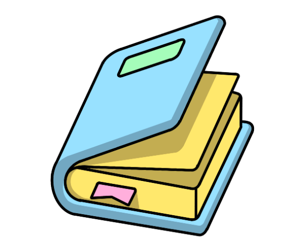 Le sticker d'un livre représentant le blog webflow d'origin