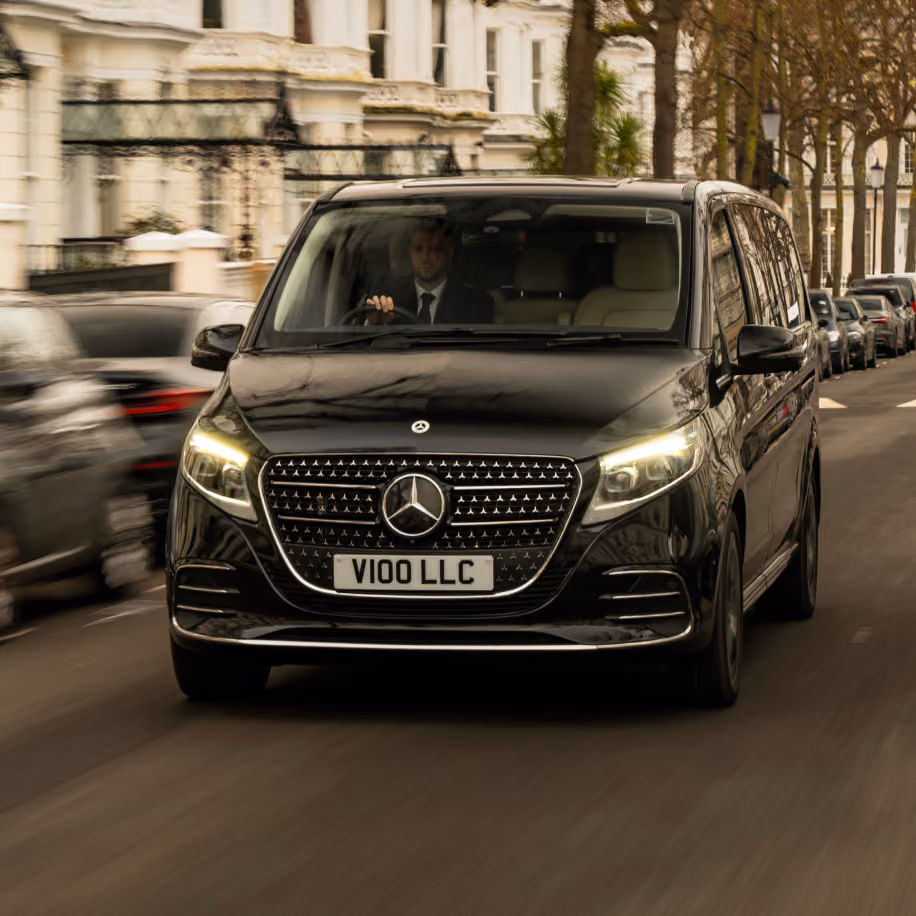 Spacious Mercedes V Class Chauffeur Hire for Conferences, Business Meetings & Events