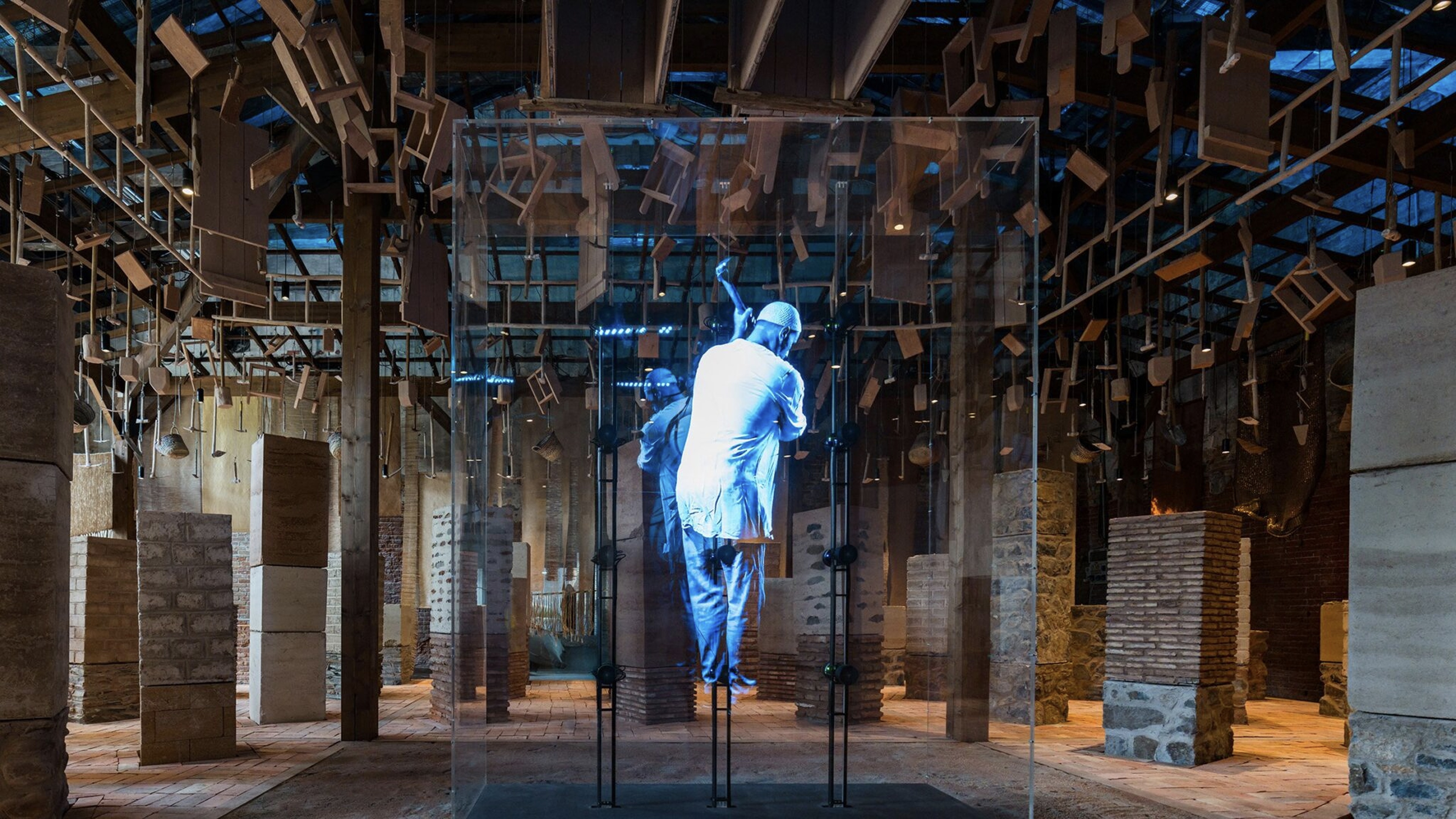 Exterior of the Moroccan Pavilion titled Materiae Palimpsest at Venice Biennale 2025, photographed by Samuele Cherubini