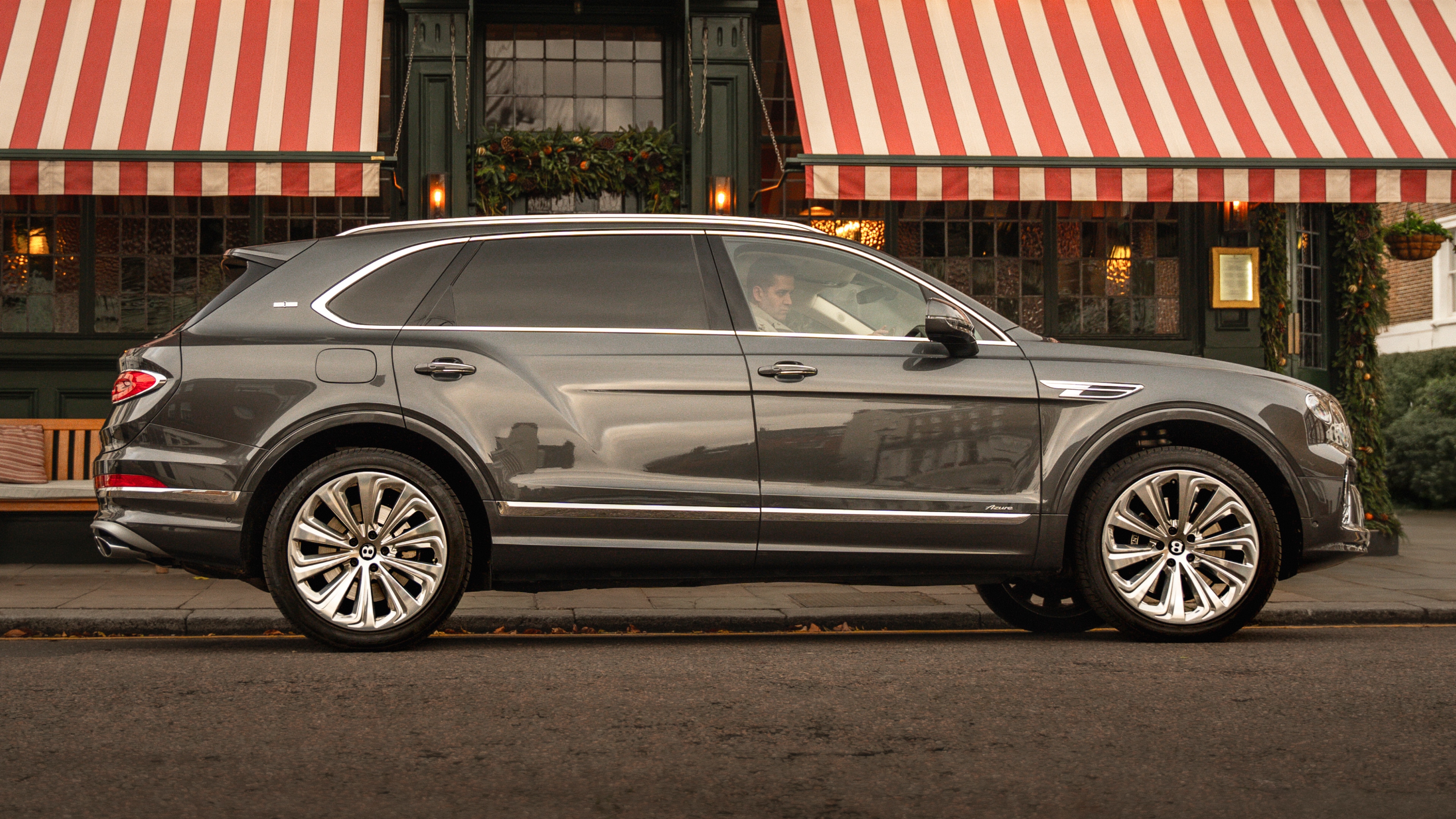 Bentley Bentayga Extended Wheelbase rear cabin with reclining airline-style seats and ambient lighting