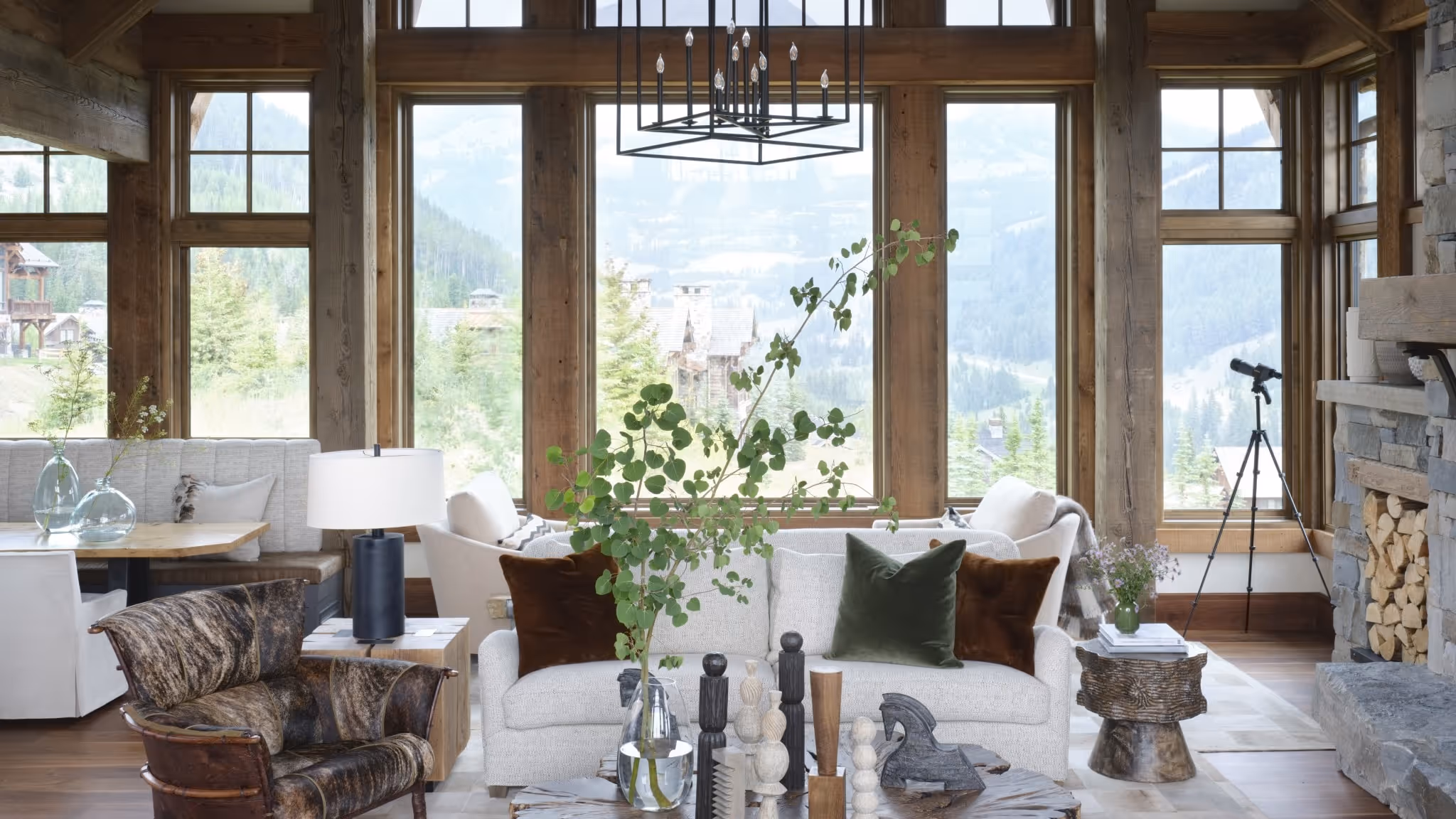 Gated private ski and golf community across 15,000 acres of Montana wilderness