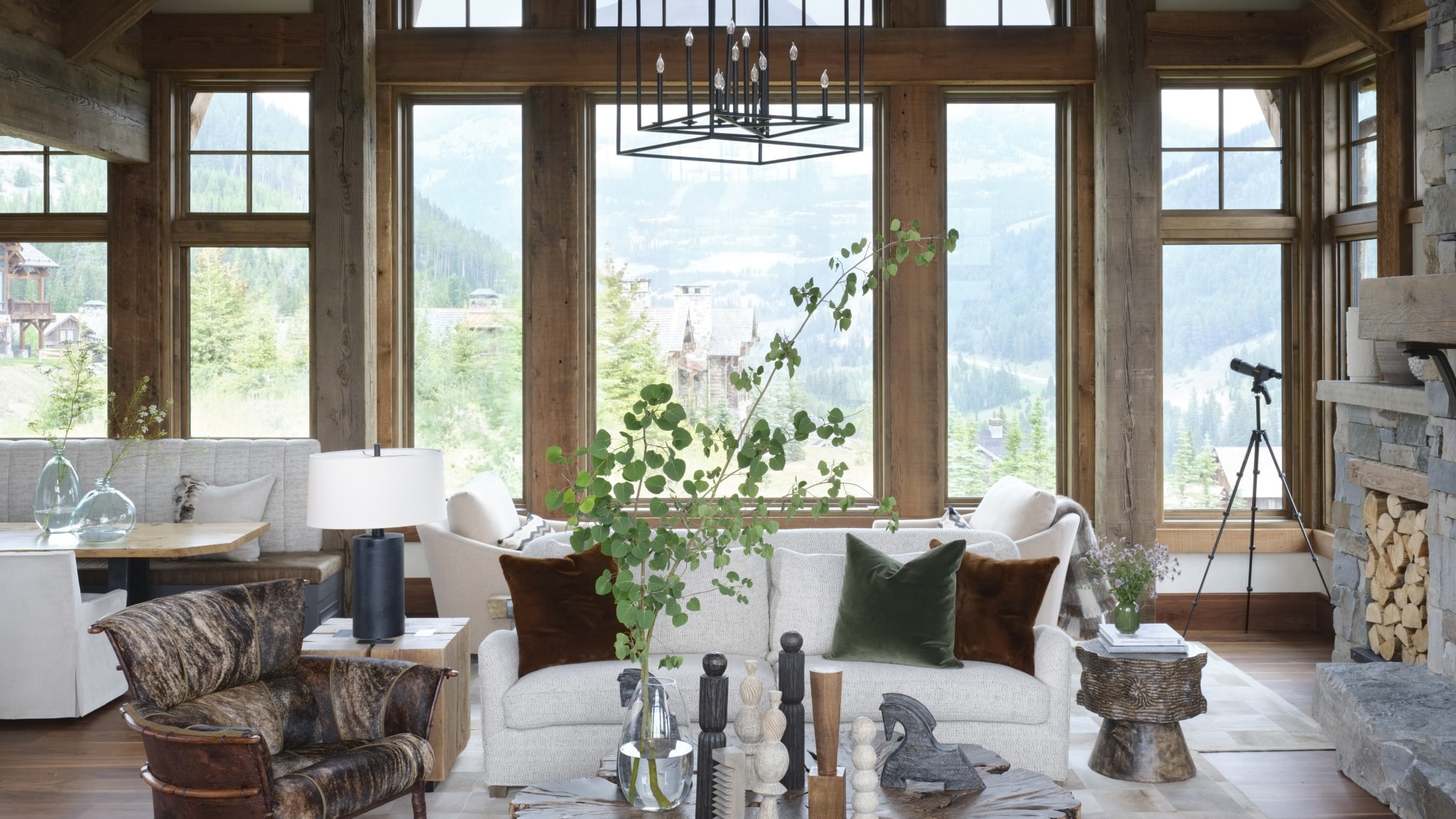 Gated private ski and golf community across 15,000 acres of Montana wilderness