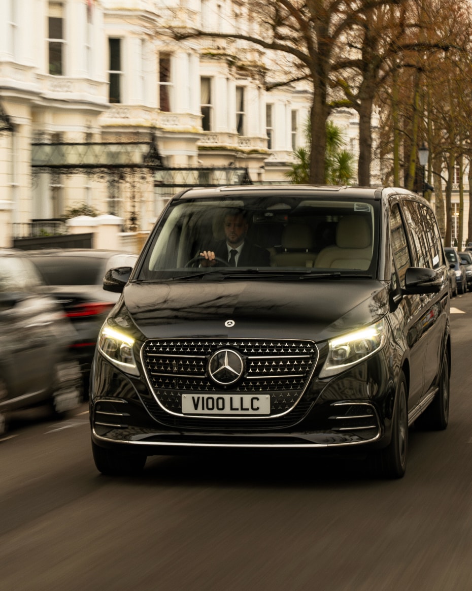 Luxury Mercedes V Class Chauffeur for Royal Ascot, Wimbledon & Stadium Events