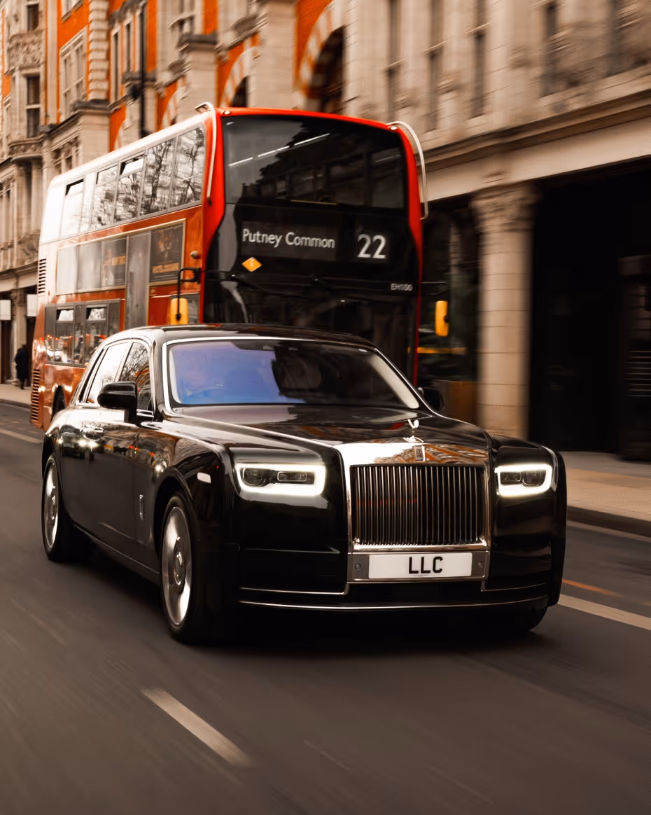 Luxury Rolls-Royce Phantom Chauffeur for VIPs, Celebrities & Royal Clients