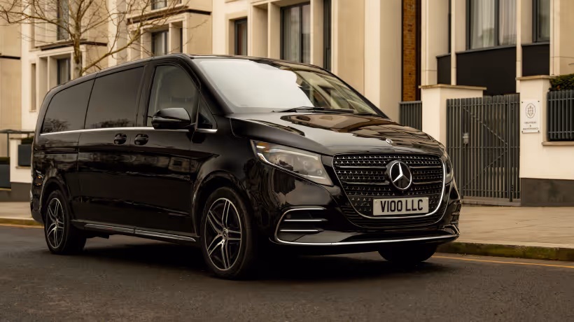 Spacious Mercedes V Class Chauffeur Hire for Conferences, Business Meetings & Events