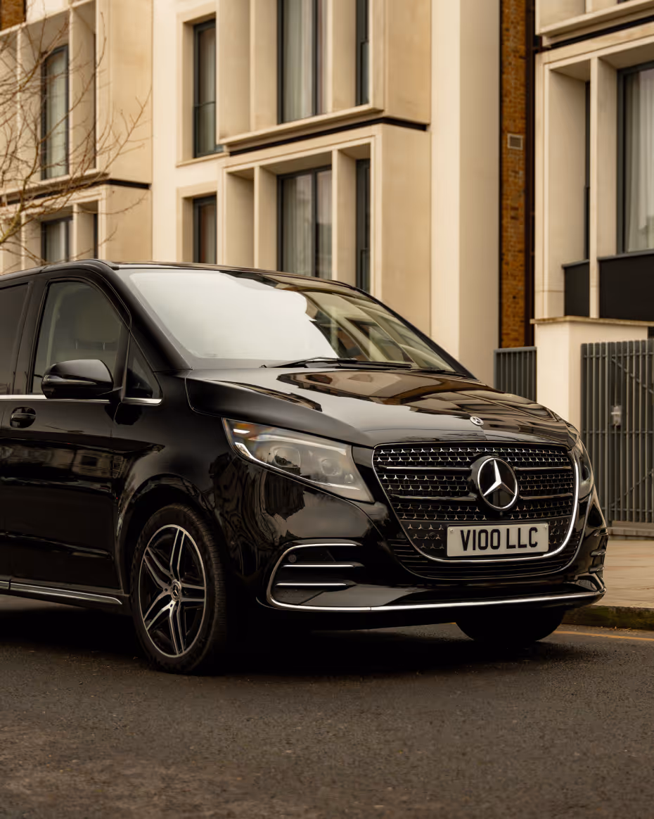 Spacious Mercedes V Class Chauffeur Hire for Conferences, Business Meetings & Events