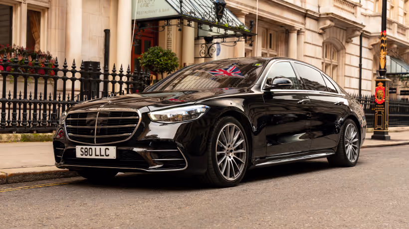 Mercedes S Class Chauffeur Hire for Wimbledon, Royal Ascot & Football Matches